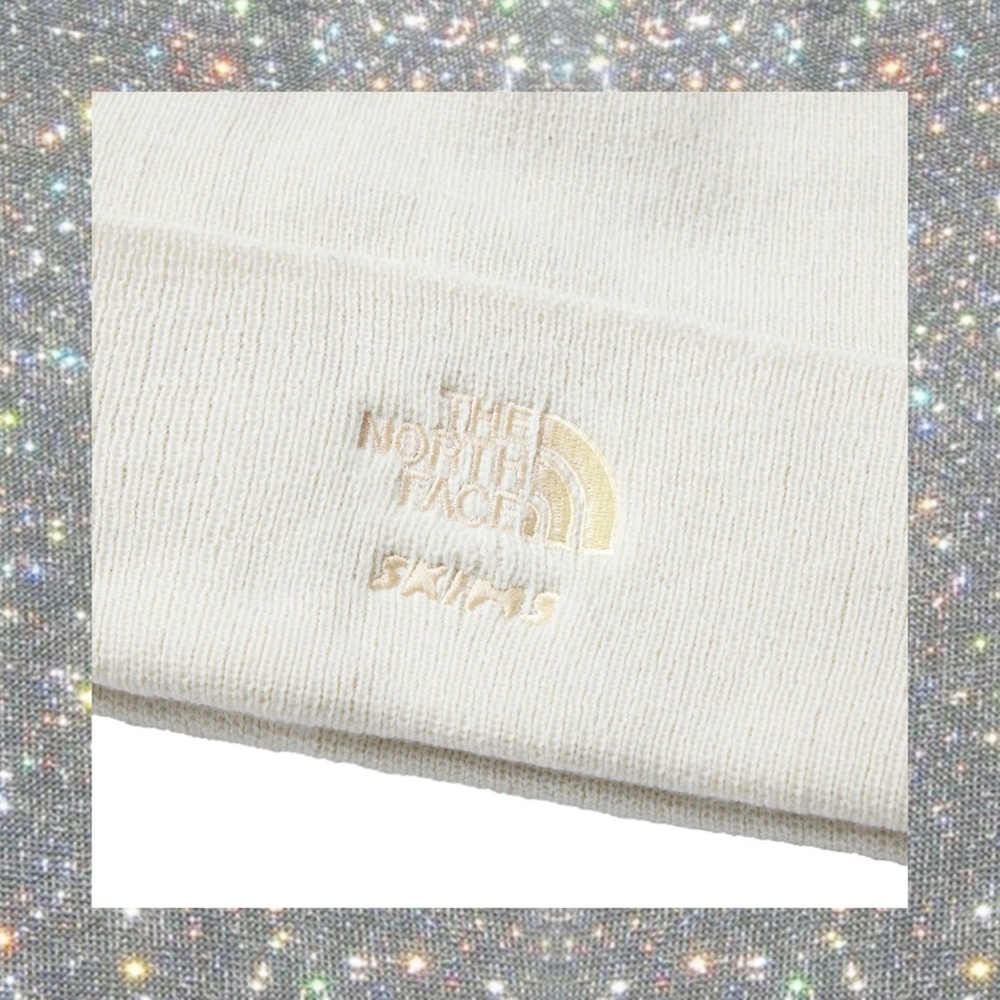 The North Face X SKIMS Beanie in Bone OS NWT! - Picture 4 of 5